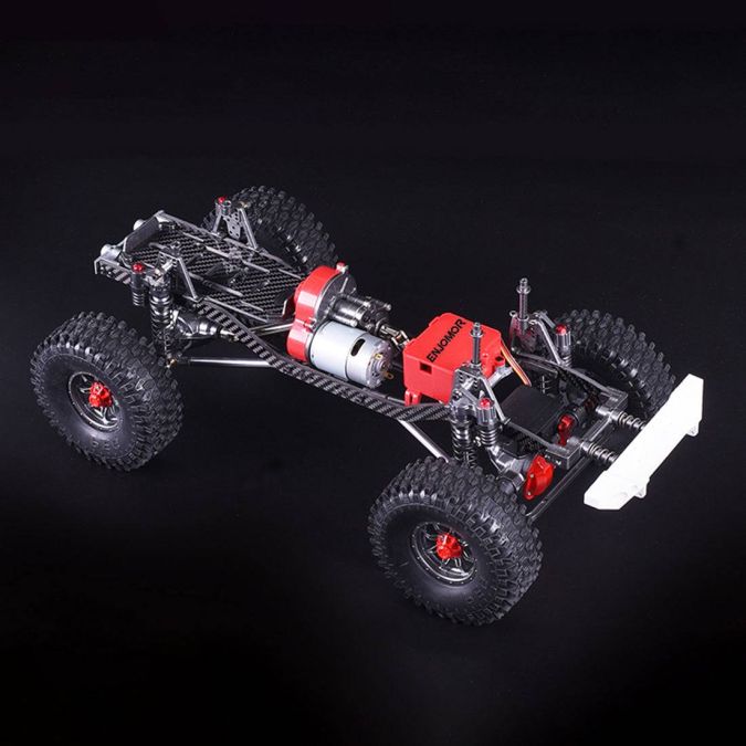 ENJOMOR 1/10 Scale Pro RC Rock Crawler Chassis Kit Full Metal 4WD Off-Road Car Frame