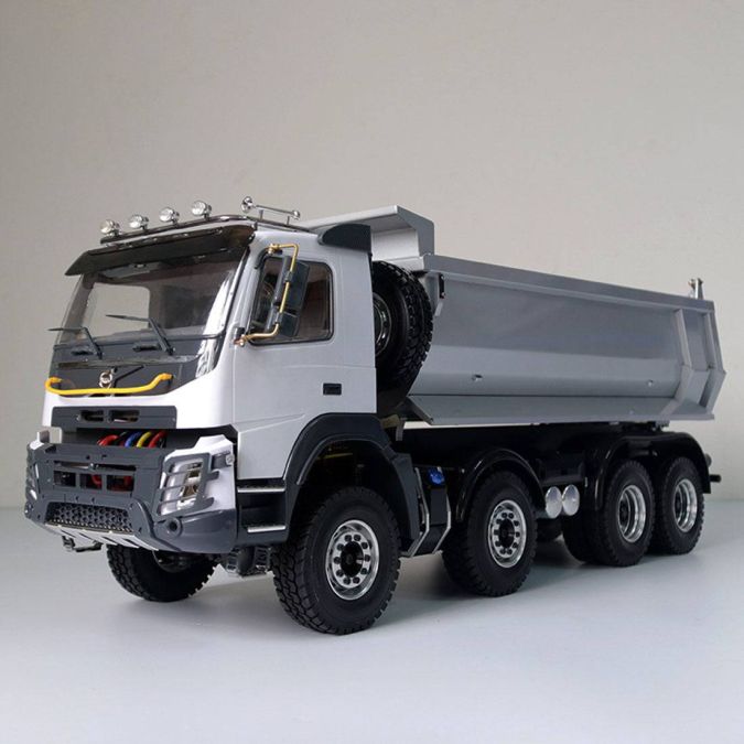 JDMODEL JDM-65RC 1/14 Scale 8x8 Heavy Hydraulic Dump Truck RC Construction Model with Planetary Gearbox