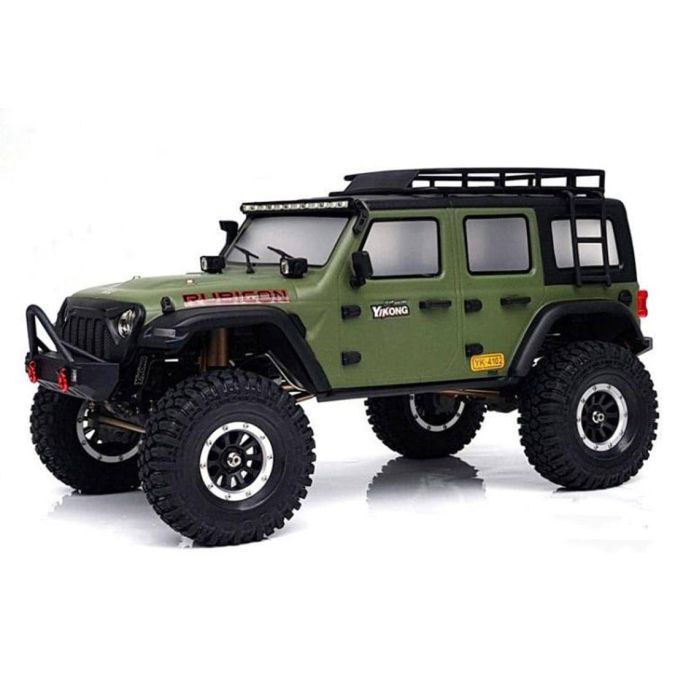 YK 4102PRO 1/10 Scale 4WD RC Crawler - 2-Speed Portal Axle Off-Road Truck with Diff Locks Blue